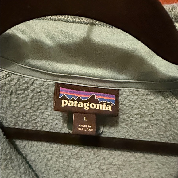 Patagonia Seafoam Green Fleece Pullover - Picture 3 of 6